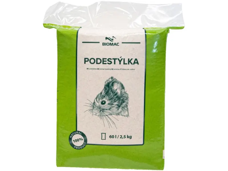 Podestýlka pro malé hlodavce 60l
